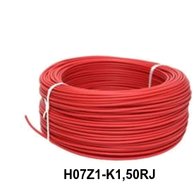 CABLE LH H07Z1-K 1,5 MM ROJO