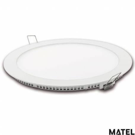 Downlight Led Aluminio Redondo Corte 185mm Luz Neutra marca Matel