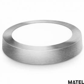 Downlight Led Aluminio Redondo Superficie Luz Neutra marca Matel