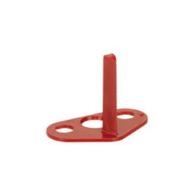 Pin para desbloqueo de obturador de seguridad de bases de enchufe doble rojo Simon 500 Cima